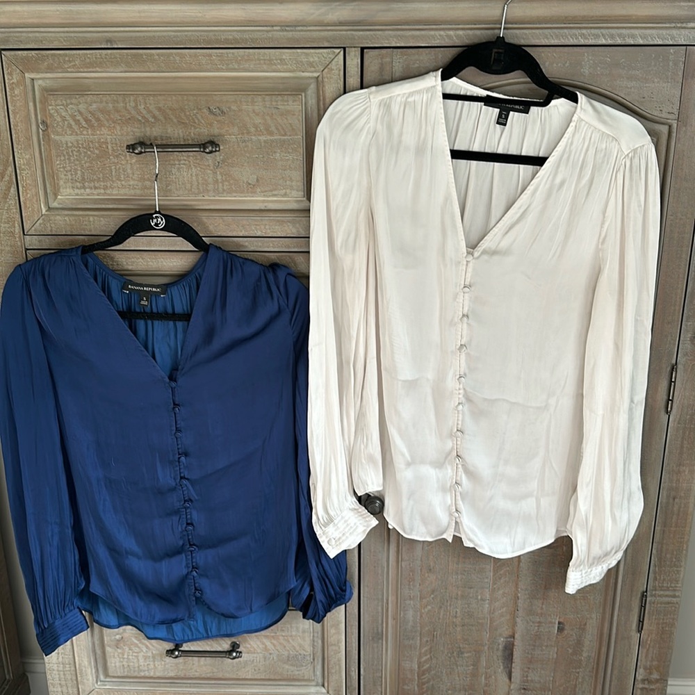 Two for one banana republic blouse